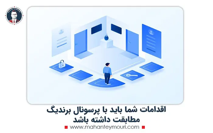 اقدامات شما باید با پرسونال برندینگ مطابقت داشته باشد