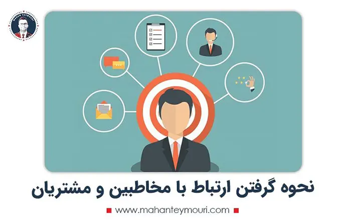 نحوه گرفتن ارتباط با مخاطبین و مشتریان